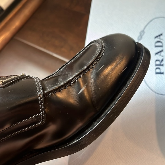 Prada Logo Loafers - Picture 8 of 10